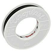 Coroplast PVC-Isolierband (25 m x 15 mm, Schwarz)