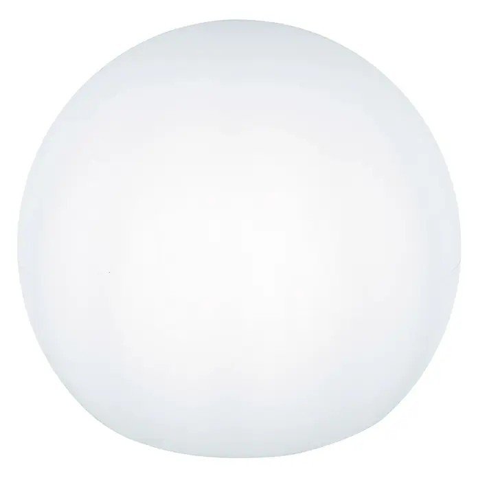 New Garden Design-Außenleuchte Buly 40Durchmesser: 40 cm, E27, IP65 - Weiße, runde Deckenleuchte für den Innenbereich, ideal für Wohnzimmer oder Schlafzimmer. Die Leuchte bietet ein helles, gleichmäßiges Licht.