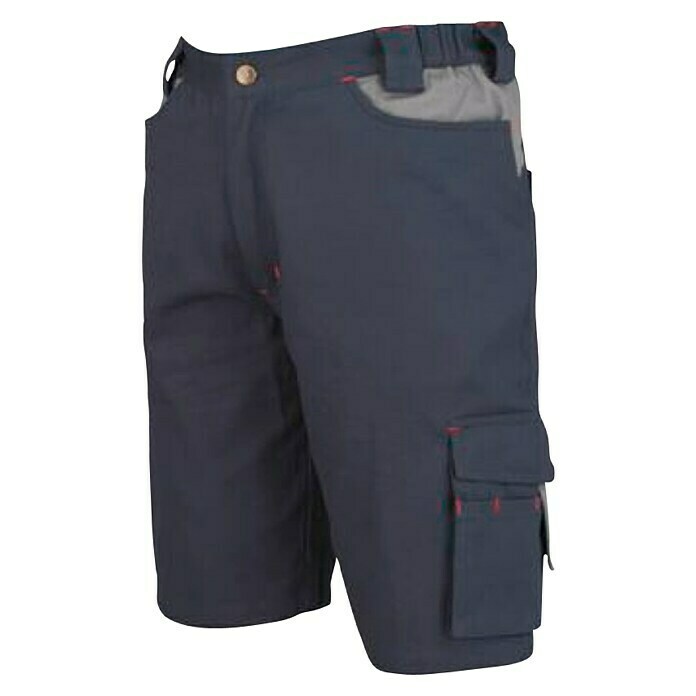 Industrial Starter Pantalones cortos de trabajo para hombre Stretch (Azul/Gris)