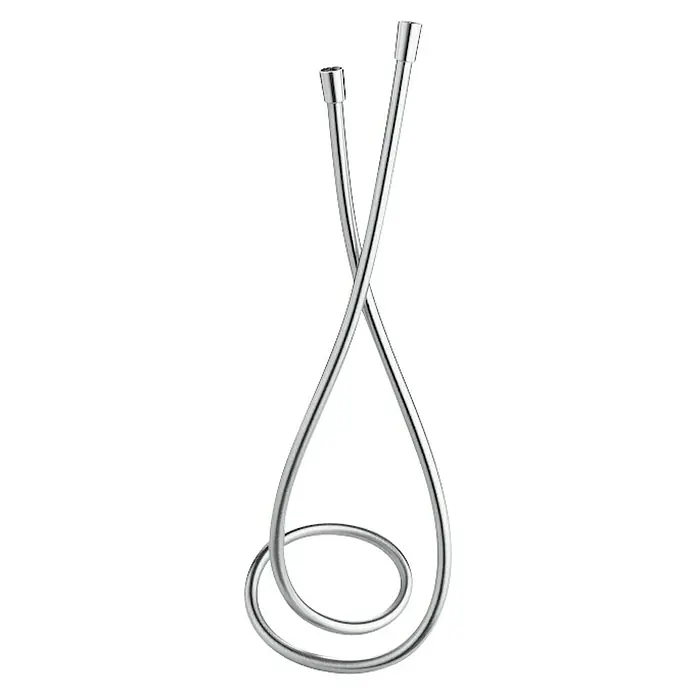 Roca Flexo de ducha Neo-Flex - Largo: 150 cm, Plástico, Plateado - Manguera de ducha cromada en forma enrollada. Manguera de ducha brillante y flexible para accesorios de baño.
