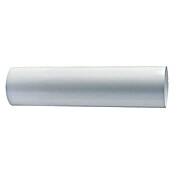Tubo redondo de aluminio (Ø x L: 125 mm x 100 cm, Aluminio, Blanco)
