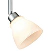 Paulmann DecoSystems Lampenschirm Wolbi (Durchmesser: 9 cm, Weiß, Glas, Glocke)