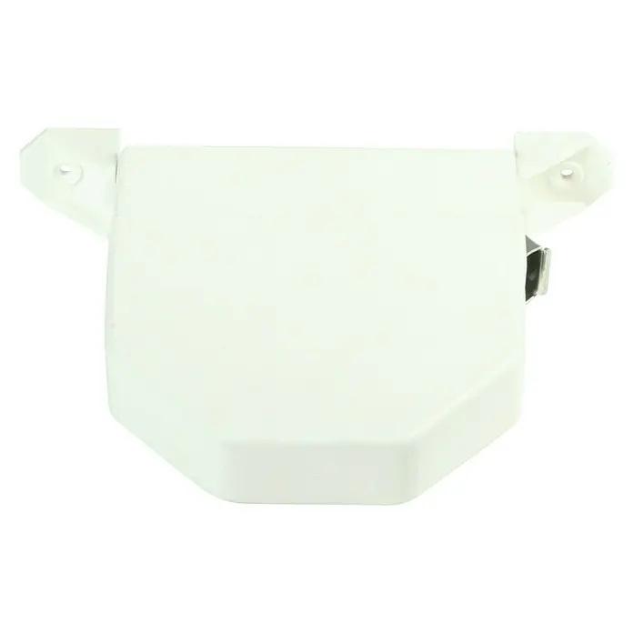 Recogedor de cinta de persiana - En pared, Anchura de la correa: 22 mm, Blanco - Cubierta blanca para persiana enrollable con soportes de montaje para una fácil instalación y un acabado limpio.