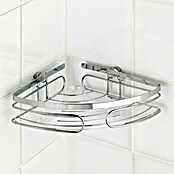 Wenko Cesta de baño angular Premium (L x An x Al: 19 x 19 x 6,5 cm)