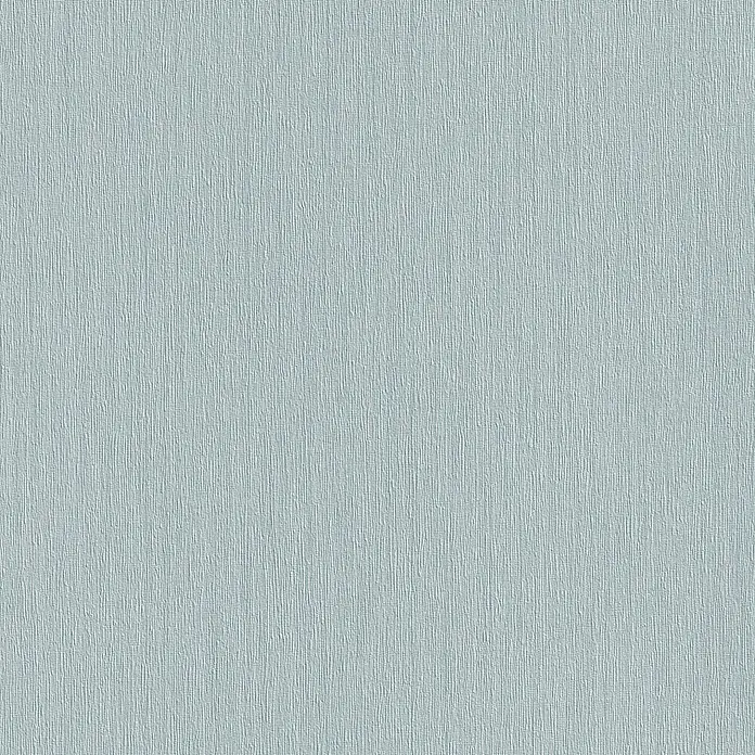 Rasch Vliestapete Längsstreifen - Blau/Türkis, Uni, 10,05 x 0,53 m - Strukturierter, hellblauer Tapetenhintergrund mit feiner, vertikaler Maserung für Wohnräume und Dekorationszwecke, der eine ruhige Atmosphäre schafft.