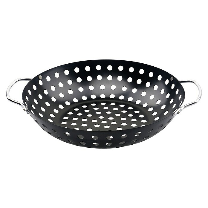 Kingstone Gemüsewok (Durchmesser: 28 cm, Mit Löchern)