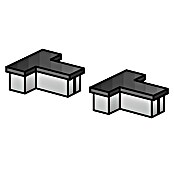 Scholz System Abdeckkappen-Set (2 Stk., Kunststoff)