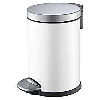 Pedaalemmer Cicilia (3 l, Roestvrij staal, Wit)