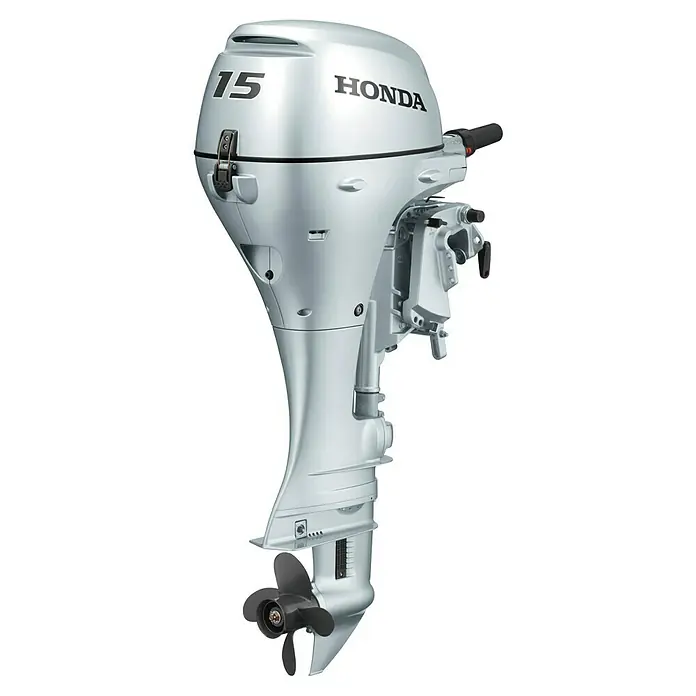 Honda Marine Außenbordmotor BF 15 SHSU - 11 kW, Pinnensteuerung, Kurzschaft, Elektrostart - Honda 15 PS Aussenbordmotor, ein zuverlässiger und leistungsstarker Motor für Ihr Boot. Ideal für Freizeit und professionelle Anwendungen.