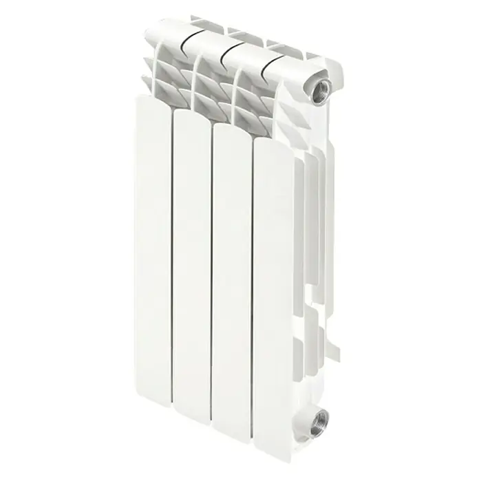 Cointra Radiador de agua Orion HP - 4 elementos, 400 W, An x Al: 32 x 58,15 cm - Radiador blanco con múltiples elementos, diseñado para una distribución eficiente del calor en espacios modernos.