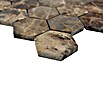 Mosaikfliese Hexagon MOS HXN 476 (29,8 x 30,5 cm, Braun, Matt)