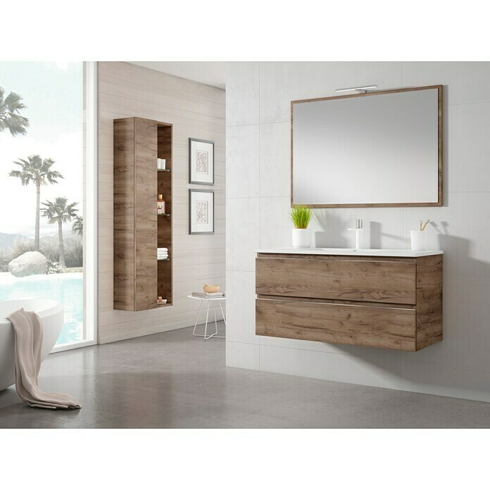 Mueble de lavabo Zenia Tabaco (45 x 60 x 50 cm)
