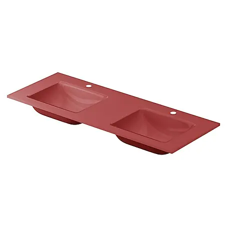 Lavabo doble Cristal