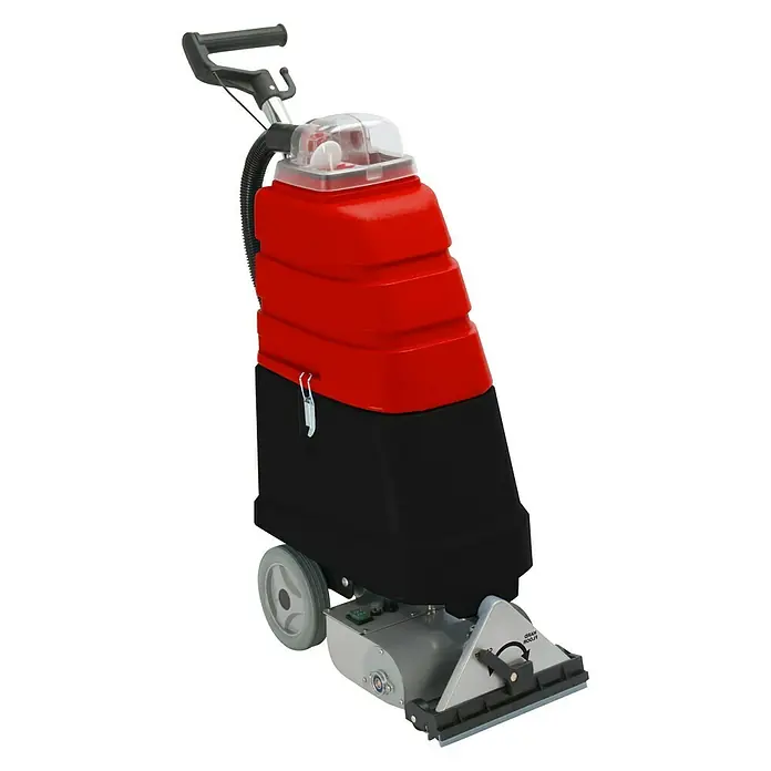 Arcora Waschsauger Aniko 25 - 1.000 W, Flächenleistung: 120 m²/h - Roter und schwarzer Teppichreiniger mit Griff und Rädern zum Reinigen von Teppichen und Polstermöbeln.