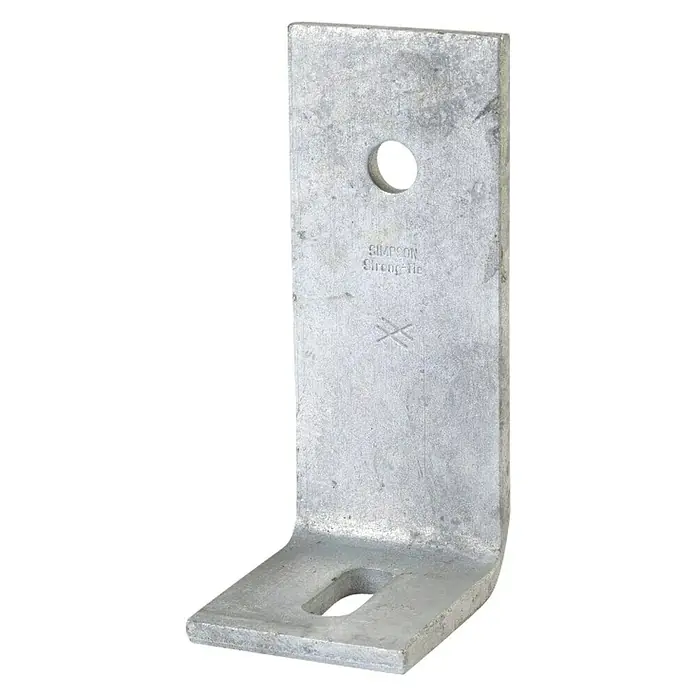 Simpson Strong-Tie Winkelverbinder ABL - L x B x H: 75 x 60 x 100 mm, Ungleichschenklig - Ein verzinkter Winkelverbinder von Simpson Strong-Tie, ideal für starke und zuverlässige Holzverbindungen im Bauwesen.