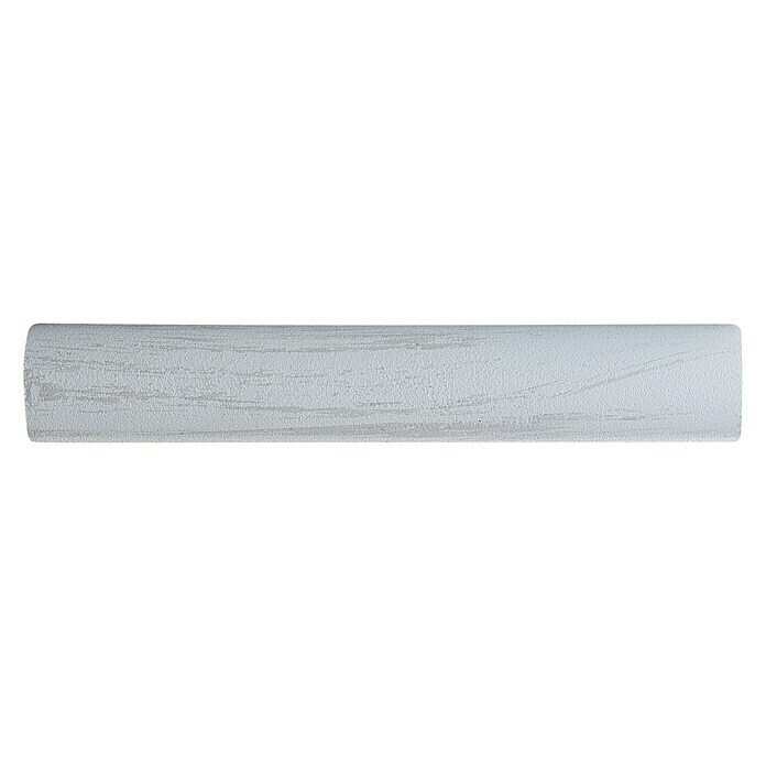 Barra para cortinas Antique blanco y beige (Largo: 150 cm, Diámetro: 22 mm)