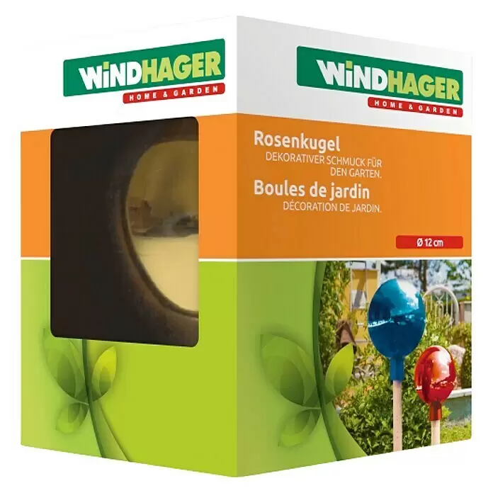 Windhager Glaskugel - Durchmesser: 12 cm, Gold