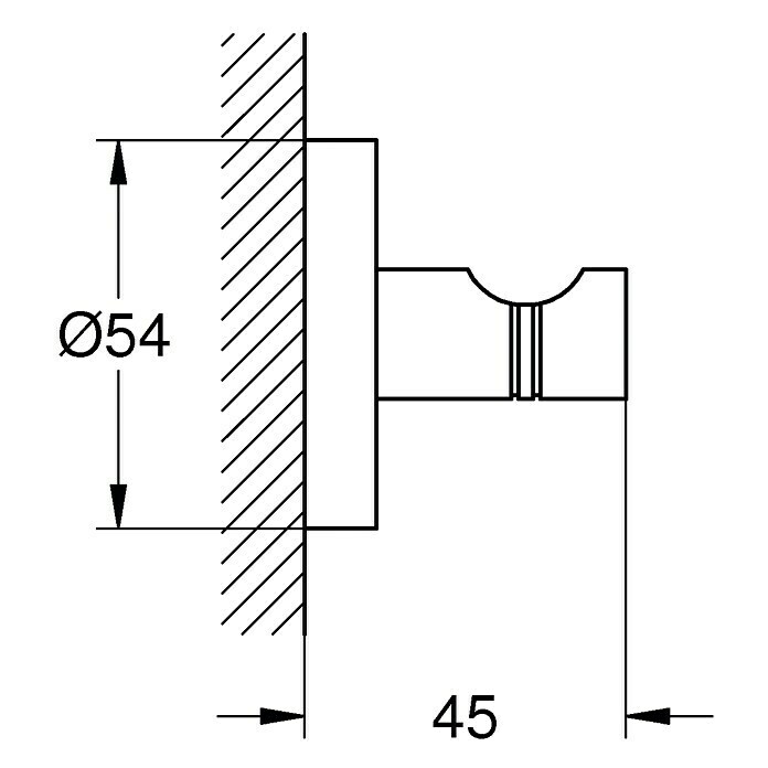 Grohe Essentials BademantelhakenChrom, Glänzend Unknown