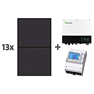 TCL Solarmodul-Set TOPCon Bifazial MR430DH182-54NTB Full Black (Nennleistung: 5.590 W, L x B x H: 113,4 x 172,2 x 3 cm, 13 Stk.)