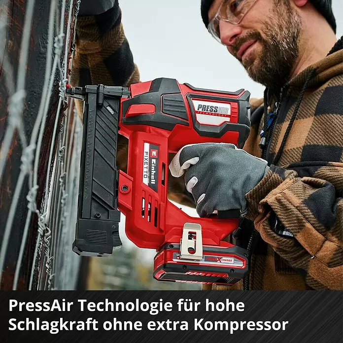 Einhell Professional Power X-Change 18V Akku-Tacker FIXETTO 18/40 S18 V, Ohne Akku