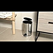 Camargue Cubo con pedal Luba (3 l, Acero inoxidable, Cromo) | BAUHAUS