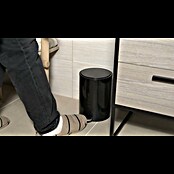 Camargue Cubo con pedal Luba (3 l, Acero inoxidable, Negro) | BAUHAUS