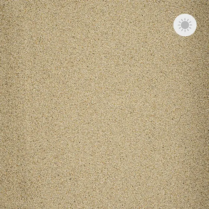 Min2C Aquasil-Filtersand - 25 kg, Körnung: 0,4 mm - 0,8 mm - Nahaufnahme von feinem, beigem Quarzsand. Ideal für Aquarien, Terrarien und mehr. Natürliche Optik und sichere Umgebung.