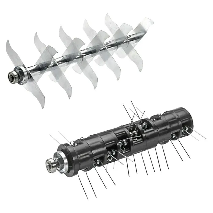 Stiga Elektro-Vertikutierer-Lüfter SV 415 E - 1.500 W, Arbeitsbreite: 38 cm - Zwei Rasenlüfterwalzen: Eine mit Messern und eine mit Zinken. Für einen gepflegten Rasen.