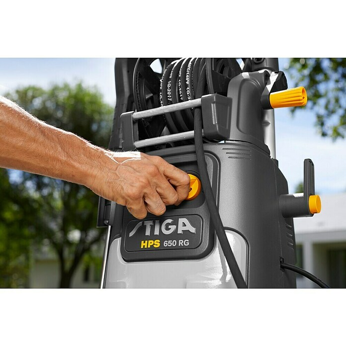 Stiga Hochdruckreiniger HPS 650 RG (2.800 W, 150 bar, Fördermenge: 550 l/h)