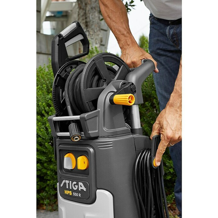 Stiga Hochdruckreiniger HPS 550 R (2.500 W, 150 bar, Fördermenge: Max. 520 l/h)
