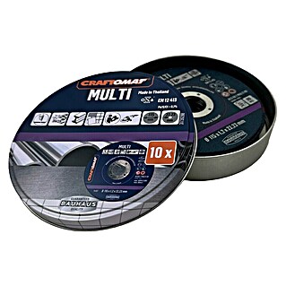 Craftomat Trennscheibe ACS60T Multi-BF (Durchmesser Scheibe: 115 mm, Stärke Scheibe: 1,2 mm, 10 Stk.)