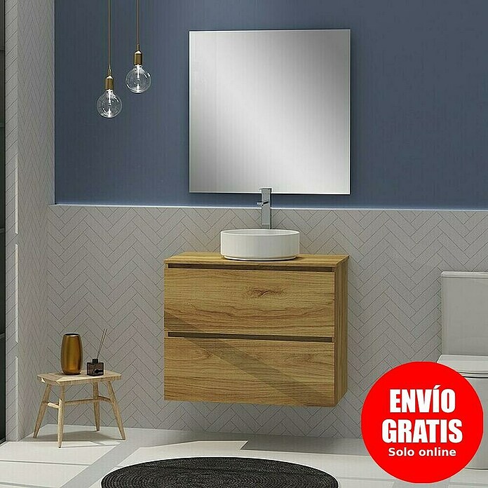 Artysan Conjunto de mueble de baño Harmony Top (Ancho: 80 cm, Roble, 4 pzs.) | BAUHAUS