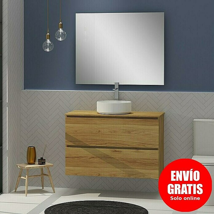 Artysan Conjunto de mueble de baño Harmony Top (Ancho: 100 cm, Roble, 4 pzs.) | BAUHAUS