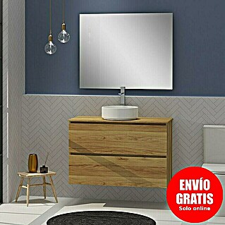 Artysan Conjunto de mueble de baño Harmony Top (Ancho: 100 cm, Roble, 4 pzs.)