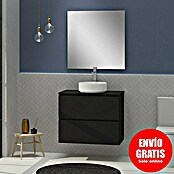 Artysan Conjunto de mueble de baño Harmony Top (Ancho: 80 cm, Negro, 4 pzs.) | BAUHAUS