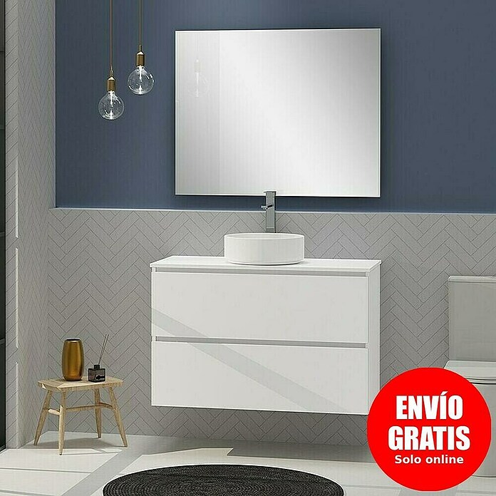 Artysan Conjunto de mueble de baño Harmony Top (Ancho: 100 cm, Blanco, 4 pzs.) | BAUHAUS