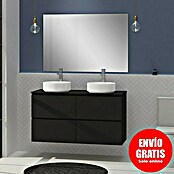 Artysan Conjunto de mueble de baño Harmony Top (Ancho: 120 cm, Negro, 4 pzs.) | BAUHAUS