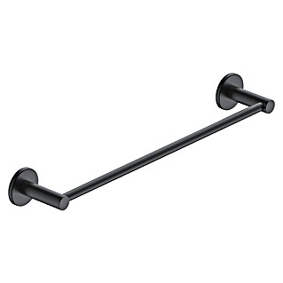 Camargue Carlit Toallero de barra (Ancho: 40 cm, Negro)