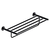 Camargue Carlit Toallero con estante (Ancho: 60 cm, Negro) | BAUHAUS