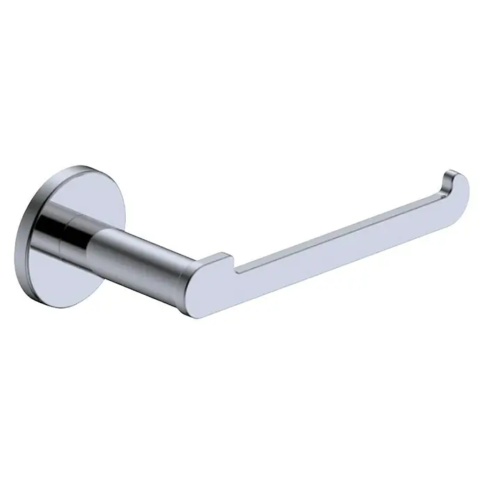 Camargue Lhotse Portarrollos papel higiénico - Sin tapa, Cromo - Portarrollos de papel higiénico cromado para un almacenamiento elegante en el baño, asegurando organización y un ambiente moderno.
