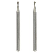 Dremel Muela diamantada Mod. 7103 (Diámetro cabeza: Círculo de 2 mm, 2 uds.)