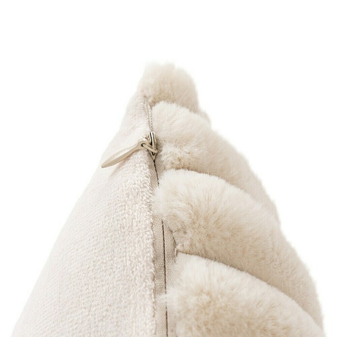 Kissen Plush (Beige, 45 x 45 cm, 100 % Polyester) | BAUHAUS