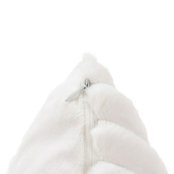 Kissen Plush (Ivory, 45 x 45 cm, 100 % Polyester) | BAUHAUS