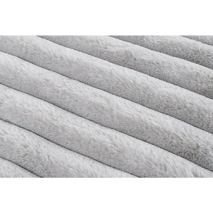 Manta Plush (Plata, 200 x 150 cm, 100 % poliéster) | BAUHAUS