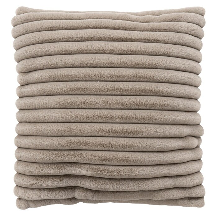 Kissen Plush (Taupe, 45 x 45 cm, 100 % Polyester) | BAUHAUS