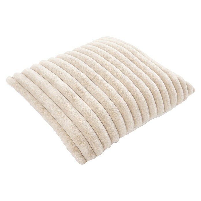 Kissen Plush (Beige, 45 x 45 cm, 100 % Polyester) | BAUHAUS