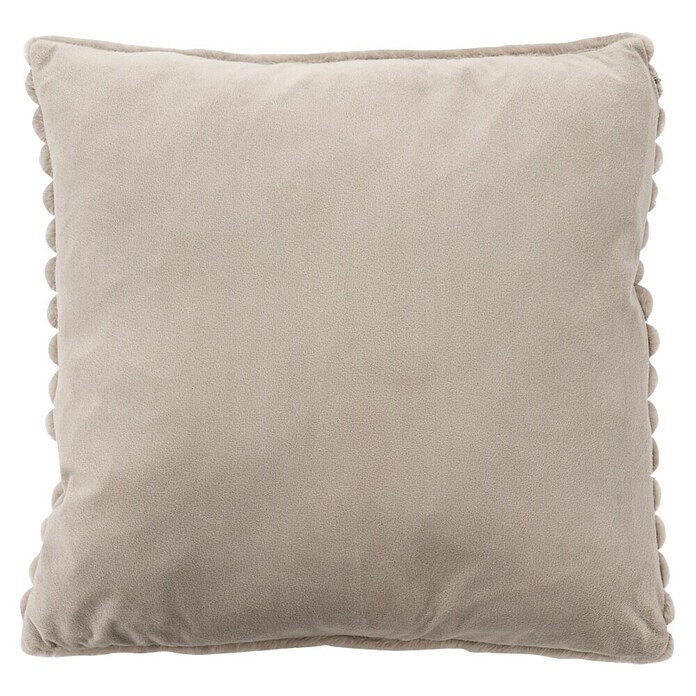 Kissen Plush (Taupe, 45 x 45 cm, 100 % Polyester) | BAUHAUS