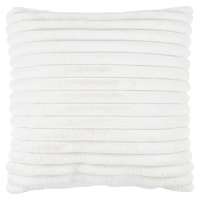Kissen Plush (Ivory, 45 x 45 cm, 100 % Polyester) | BAUHAUS