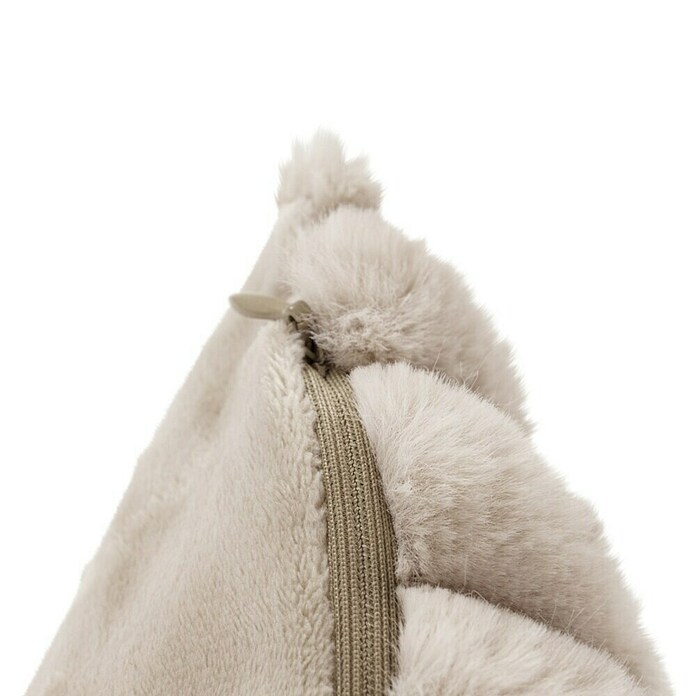 Kissen Plush (Taupe, 45 x 45 cm, 100 % Polyester) | BAUHAUS