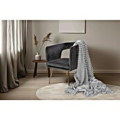 Manta Plush (Plata, 200 x 150 cm, 100 % poliéster) | BAUHAUS